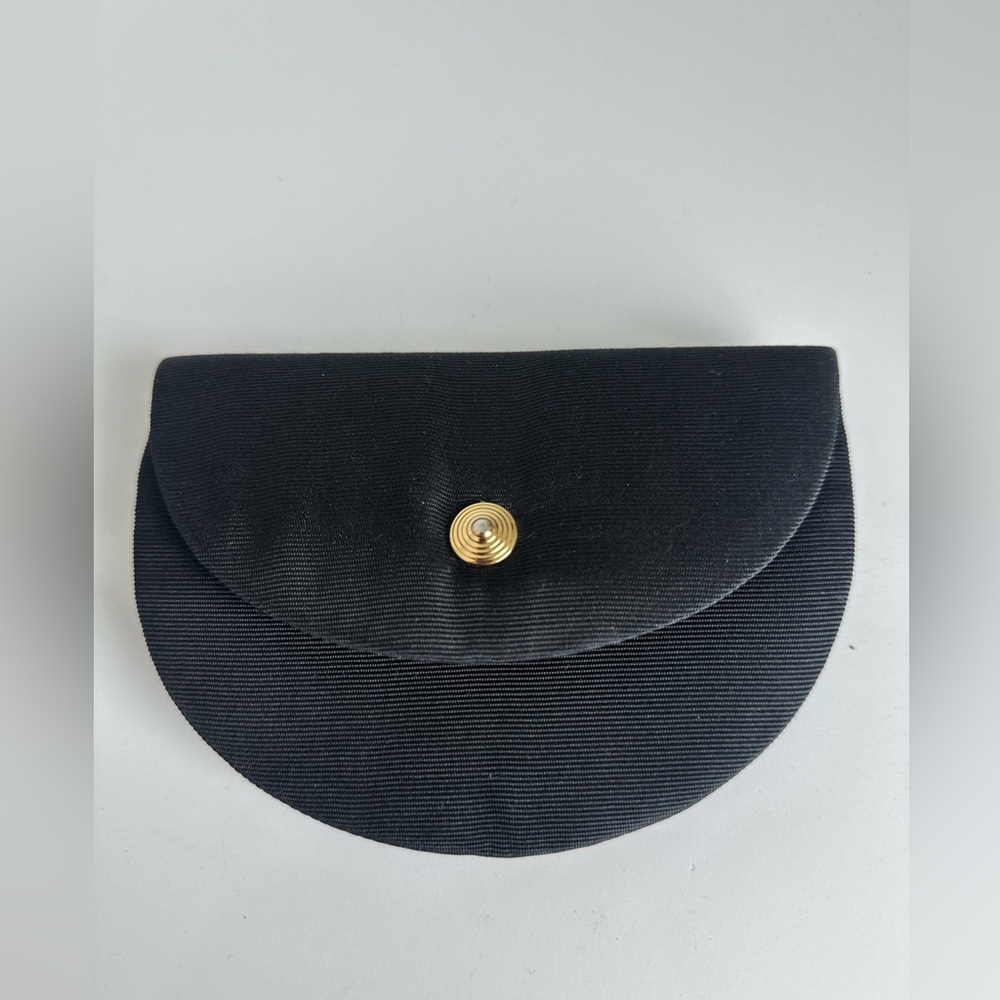 Sothy's Paris Elegant Black Clutch with Gold Accent - Picture 4 of 8